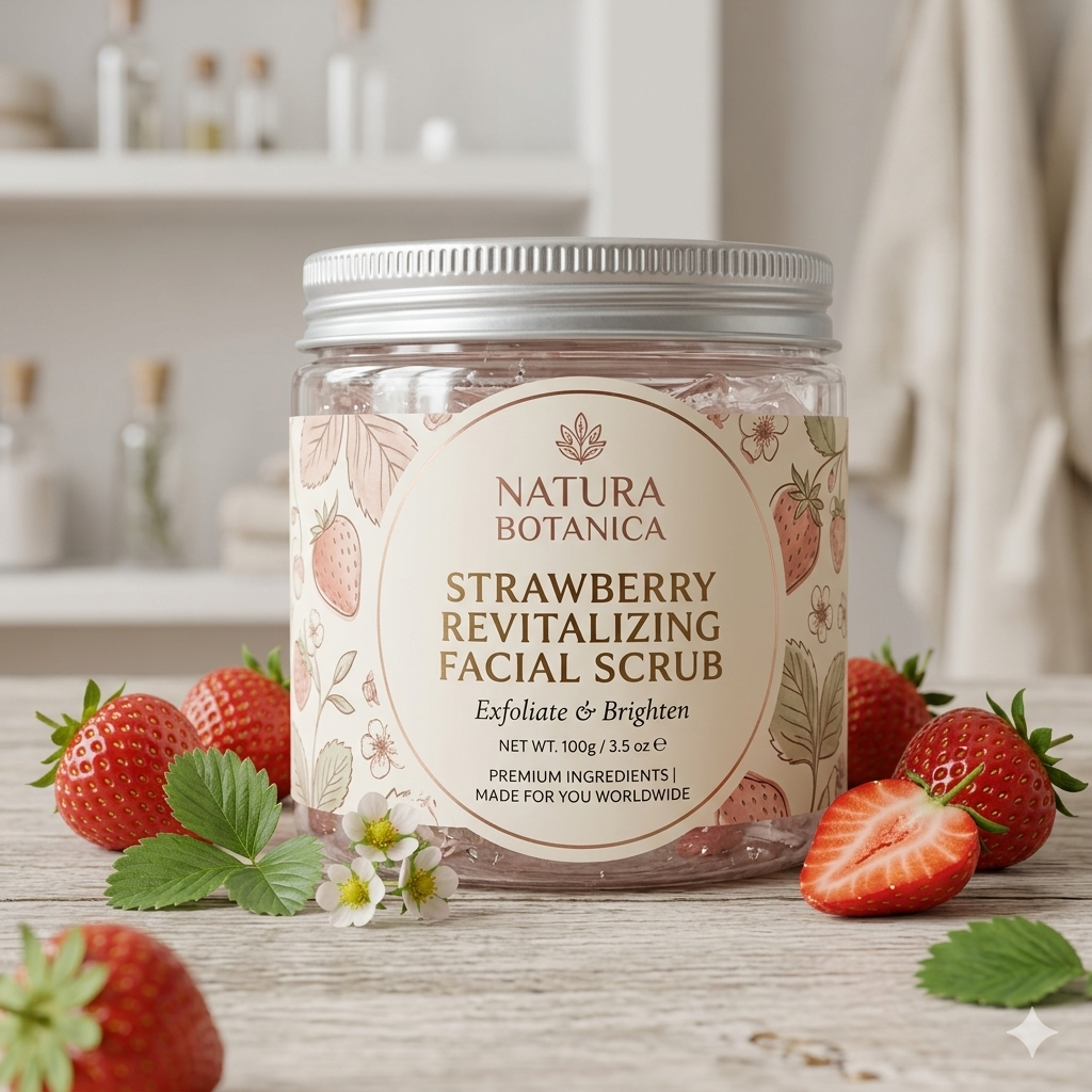 Strawberry Body Scrub for Smooth & Radiant Skin